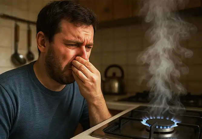 پیچیدن بوی گاز در منزل