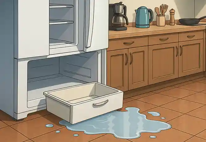 دلایل آب دادن یخچال